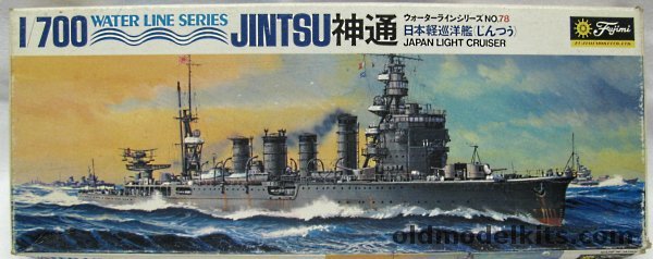 Fujimi 1/700 IJN Jintsu Light Cruiser, WLC078 plastic model kit